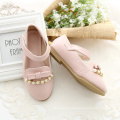 2017 Enfants Filles Princesse Chaussures Enfants Perles De Mariage Robe De Soirée Chaussures